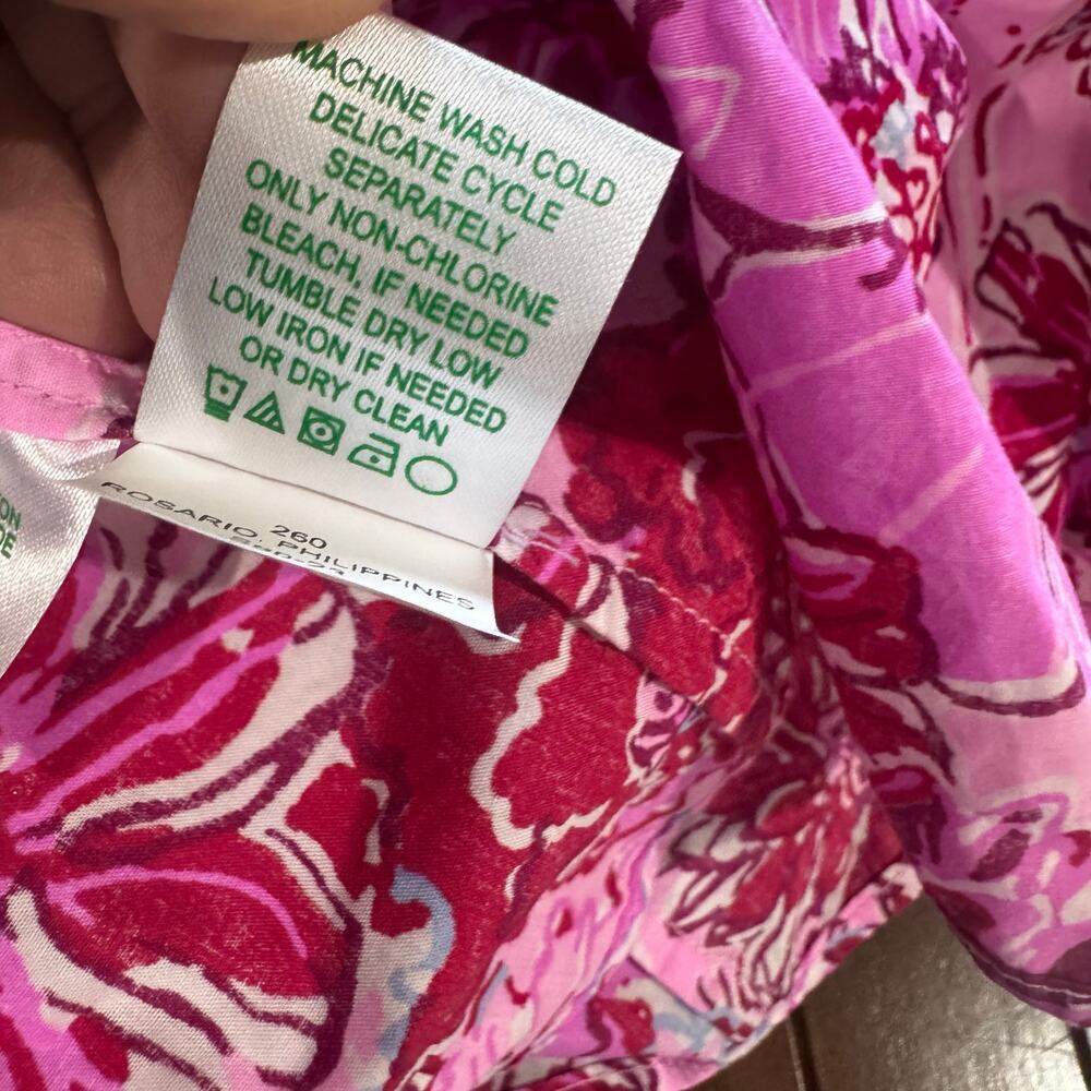 Lilly Pulitzer Women's Khloey Smocked A-Line Cotton Dress Size 2 NWOT - Picture 8 of 14